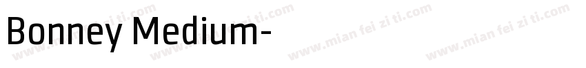 Bonney Medium字体转换